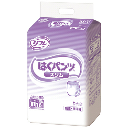 ﾘﾌﾚ はくﾊﾟﾝﾂ ｽﾘﾑﾀｲﾌﾟ LL 1ｾｯﾄ(96枚:16枚x6ﾊﾟｯｸ)画像