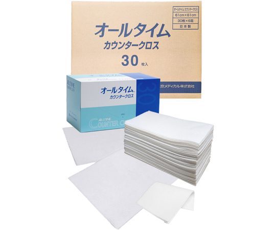 カウンタークロス 厚口大判 ホワイト 1ケース(30枚×6箱入)