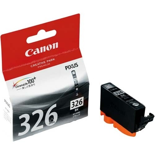 純正インク　ＢＣＩ－３２６ＢＫ　ブラック画像