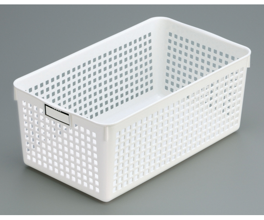 ネームバスケット ワイド ホワイト画像