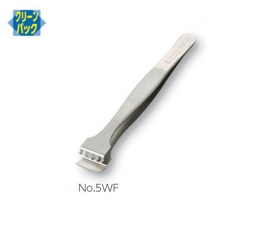 フラットピンセット　幅広　特殊鋼画像