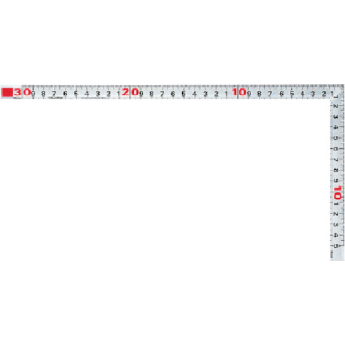 等厚曲尺 同目裏2段30cm 1本画像