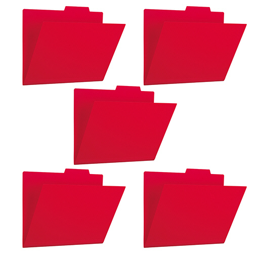 PP個別ﾌｫﾙﾀﾞｰ+ A4 ﾚｯﾄﾞ 1ﾊﾟｯｸ(5冊)画像