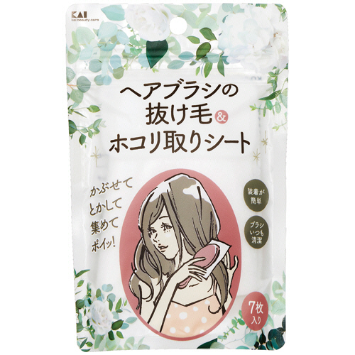 ﾍｱﾌﾞﾗｼの抜け毛&ﾎｺﾘ取りｼｰﾄ 1ﾊﾟｯｸ(7枚)画像