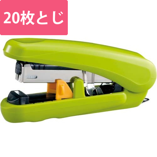 フラットホッチキスピタヒット　20枚とじ　グリーン画像