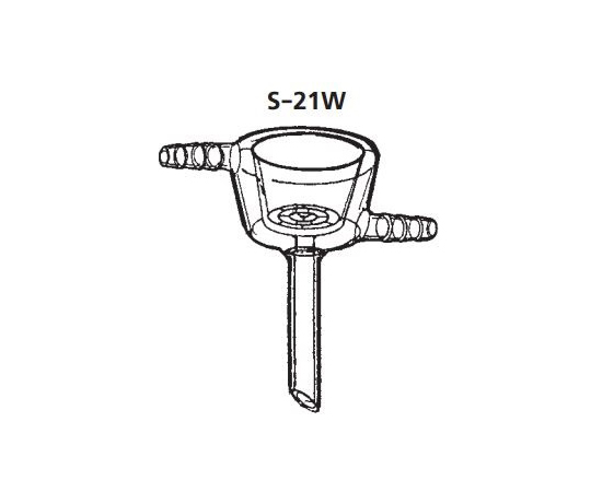 恒温ジャケット付桐山ロート®　足管ゴム栓用画像