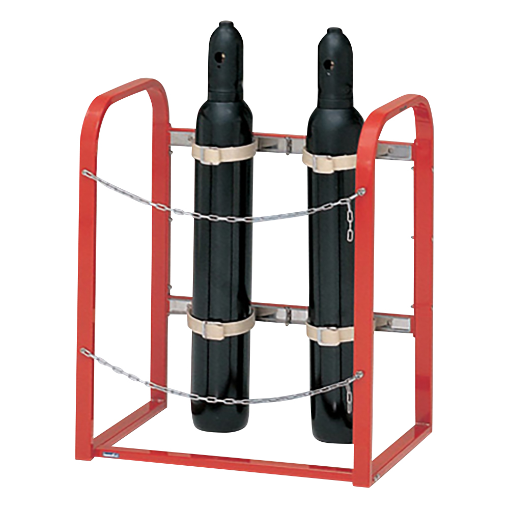 ボンベ固定スタンド　スチール画像