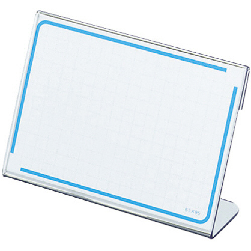 ｶｰﾄﾞ立て L型 65×95mm 1ｾｯﾄ(20個)画像