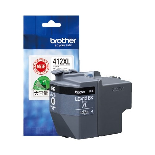 純正インク　ＬＣ４１２ＸＬＢＫ　ブラック画像