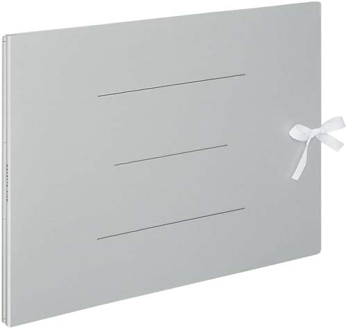 ガバットファイル（紙製）　Ａ３横　灰１０冊画像