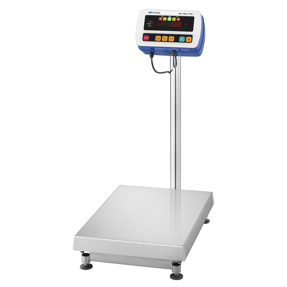 防塵・防水等級 IP69K/IP68　台はかり　SWシリーズ  ひょう量:60kg 最小表示:10g  一般校正付画像