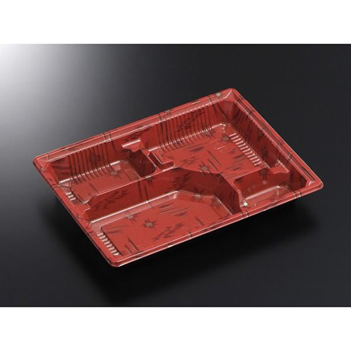 中央化学 弁当容器 HS 古今 L-1 かすりR 本体画像