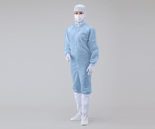 アズピュアCRウェア（フード別・センターファスナー型）　青　L画像