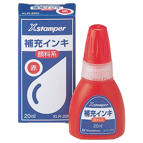 Xｽﾀﾝﾊﾟｰ 補充ｲﾝｷ 顔料系全般用 20mL 赤 1個