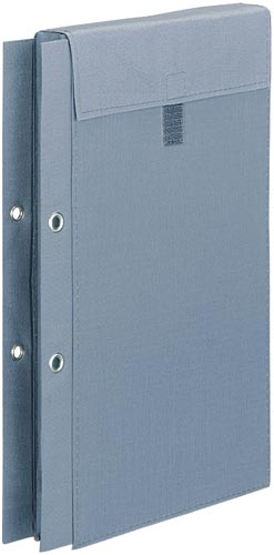 布製図面袋ファスナー式２穴　５冊画像