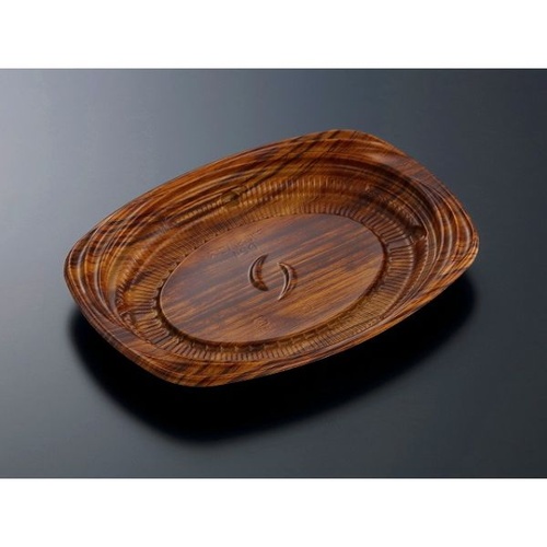 中央化学 軽食容器 CTグルメハウス D24 さやBR-BK 本体画像