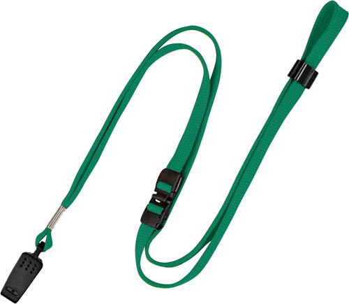 名札用ループクリップ　緑　１０本画像