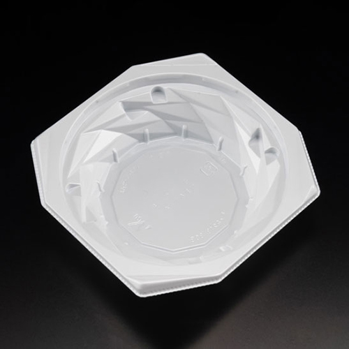 リスパック 透明カップ バイオ キラカク 13-35B 白 本体画像