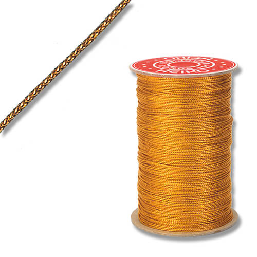 HEIKO 紐 贈答用紐 八ツ打 約1mm×100m 金画像