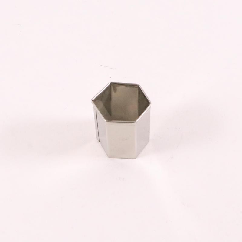 製菓用型 たかもりの18-8パテ抜 亀甲 No.4 38mm たかもり画像