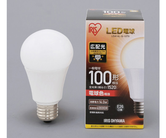 LED電球　広配光　100形相当　電球色画像