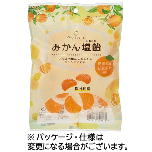 みかん塩飴 110g 1ﾊﾟｯｸ画像