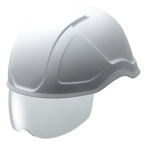 PE製軽作業帽(ｼｰﾙﾄﾞ面) SCL-400S ﾎﾜｲﾄ 1個画像