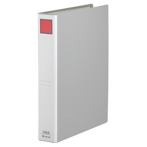 ｷﾝｸﾞﾌｧｲﾙG B4ﾀﾃ 400枚収容 40mmとじ 背幅65mm ｸﾞﾚｰ 1冊画像