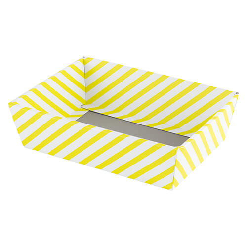 ギフトトレー Yストライプ L イエロー画像
