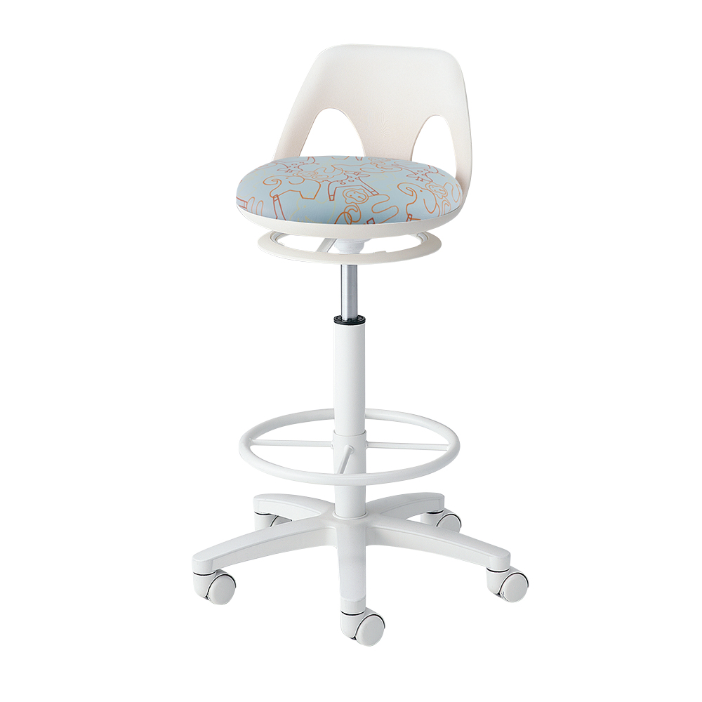 ナースチェア（ラクーン）リング付き アニマル画像