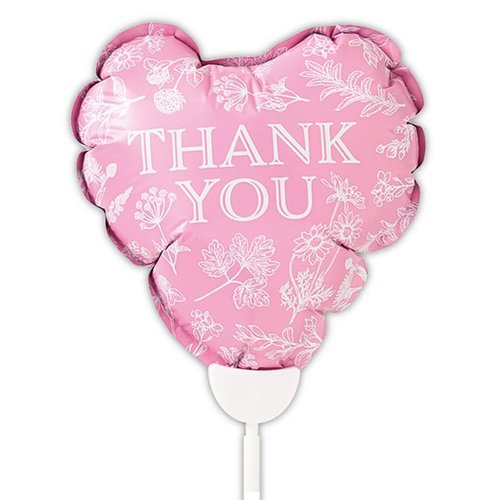 贈答用飾り BLN-FPM1 バルーンフラワーピックM-1/THANKYOU(10本) ヘッズ画像