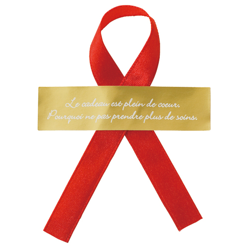 ﾁｪｯｸｼｰﾙ ｼｰﾙ金×ﾚｯﾄﾞﾘﾎﾞﾝ ﾀﾃ15×ﾖｺ60mm 1ﾊﾟｯｸ(30枚)画像