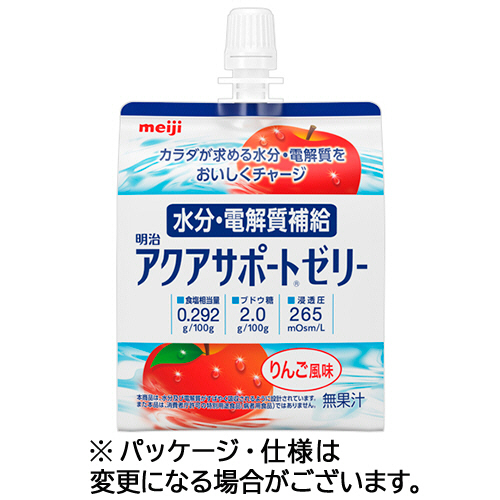 ｱｸｱｻﾎﾟｰﾄｾﾞﾘｰ りんご風味 200g 1ｾｯﾄ(24ﾊﾟｯｸ)画像