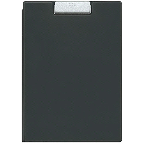 ｸﾘｯﾌﾟﾎﾙﾀﾞｰ ｶﾊﾞｰ付用箋挟 A4 黒 1枚画像