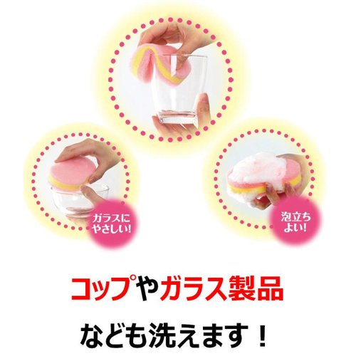 衛生資材 クリピカ ナイロンタッチ キクロン [ケース販売] パッケージが側面から撮影され、異なる角度で並んだ状態