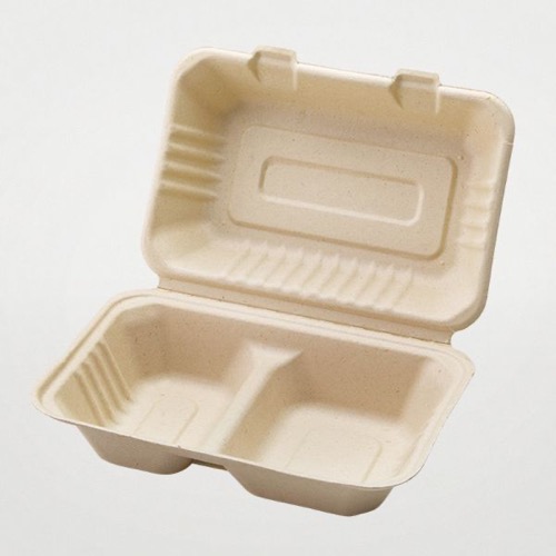 パックスタイル バガス容器 BBランチ 240-150-2画像