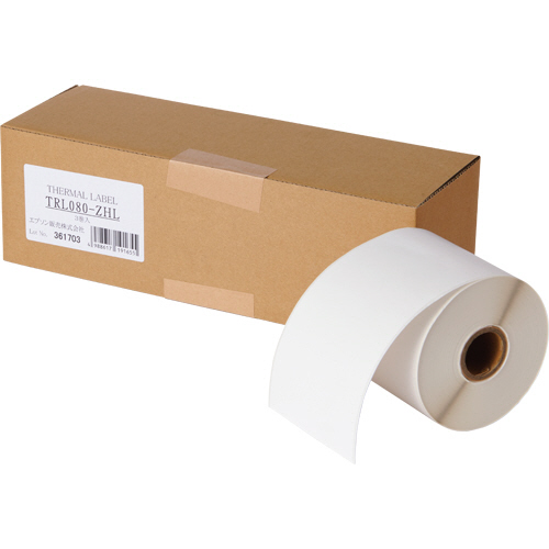 ｻｰﾏﾙﾗﾍﾞﾙﾛｰﾙ紙 80mm幅 約38m 全面ﾗﾍﾞﾙ 高保存 1箱(3巻)画像