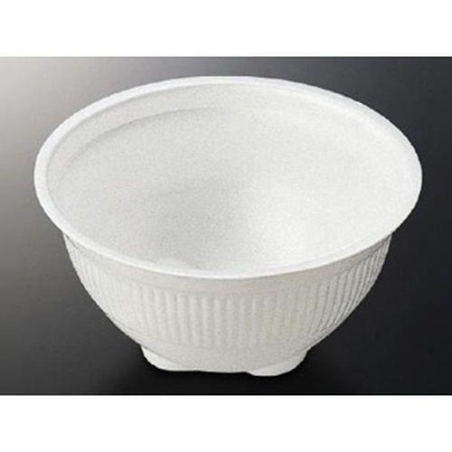 中央化学 どんぶり容器 丼K 本体 白 発泡画像