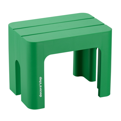 ステップ 台 踏み台 squ＋ デコラステップ トール S 幅39cm 高さ30cm グリーン画像