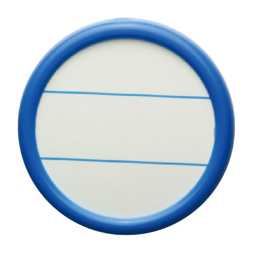 丸型名札 大 両用 青 1ﾊﾟｯｸ(10個)画像