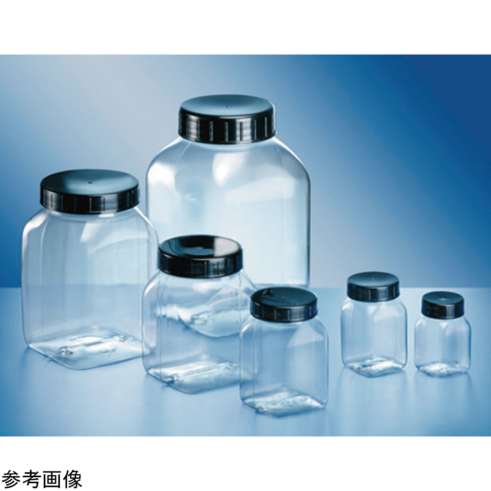 PETG広口角型容器 2000mL
