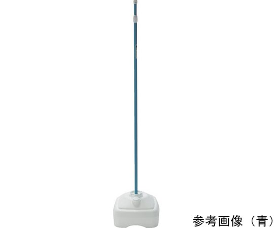 のぼり用ポール（のぼり竿）　白　全長1600～3000mm　2段伸縮式