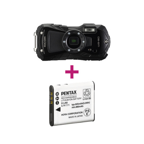 ＷＧ－８０ブラック＋バッテリーＤ－ＬＩ９２画像