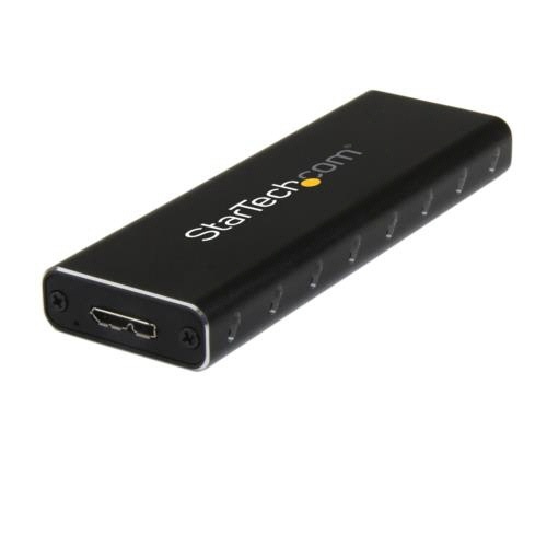 M.2　SATA　SSDケース/USB　3.0接続　ブラック　1個画像