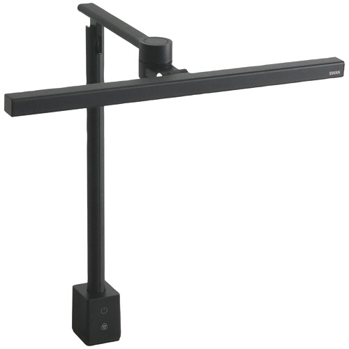 LEDﾃﾞｽｸﾗｲﾄ ｸﾗﾝﾌﾟ式 12W ﾌﾞﾗｯｸ 1台