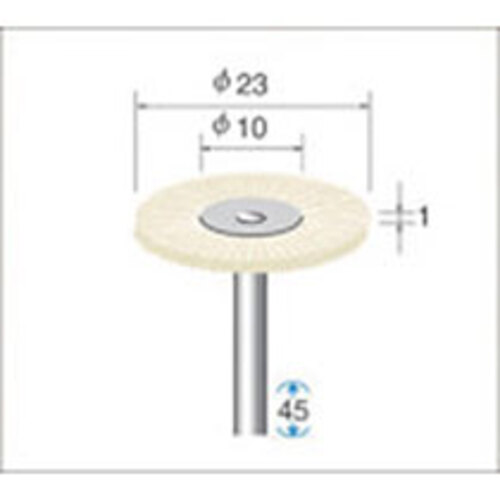 毛ﾌﾞﾗｼ ｿﾌﾄ 山羊毛 1ﾊﾟｯｸ(10本)画像