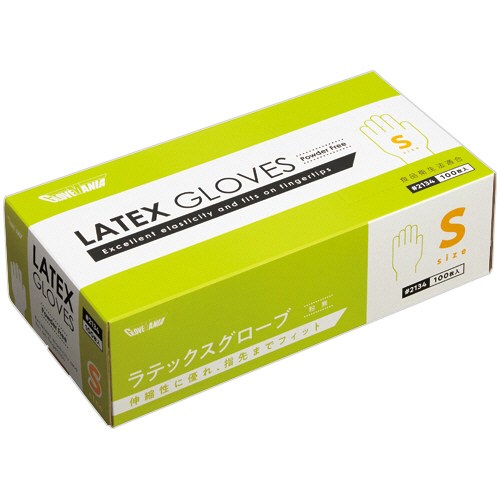 ﾗﾃｯｸｽｸﾞﾛｰﾌﾞ 粉なし S 1箱(100枚)画像