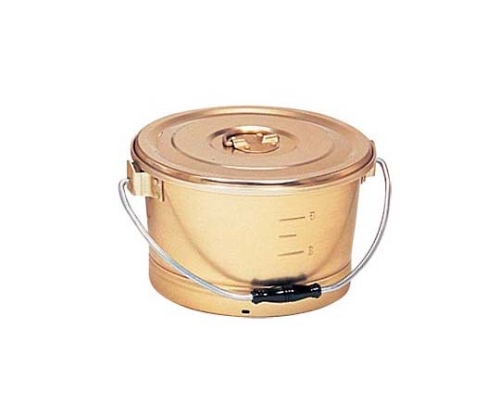 しゅう酸アルマイト 丸型一重 食缶 8L 212G