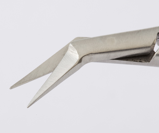 マイクロ剪刀　100mm　直刀横アングル画像