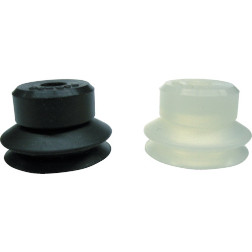 吸着ﾊﾟｯﾄﾞ ｼﾞｬﾊﾞﾗﾄﾒﾈｼﾞ取付 Φ40 ｼﾘｺﾝｺﾞﾑ 乳白色 1個画像